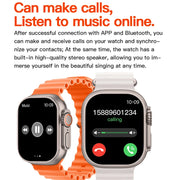 Montre Connectée Ultra – Écran AMOLED, NFC & Boussole