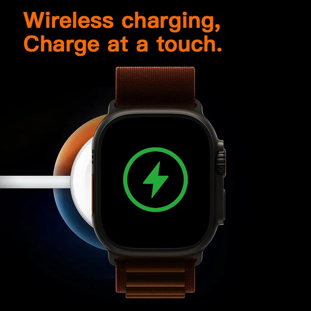 Montre Connectée Ultra – Écran AMOLED, NFC & Boussole