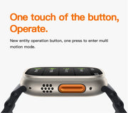 Montre Connectée Ultra – Écran AMOLED, NFC & Boussole