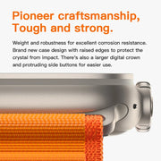 Montre Connectée Ultra – Écran AMOLED, NFC & Boussole