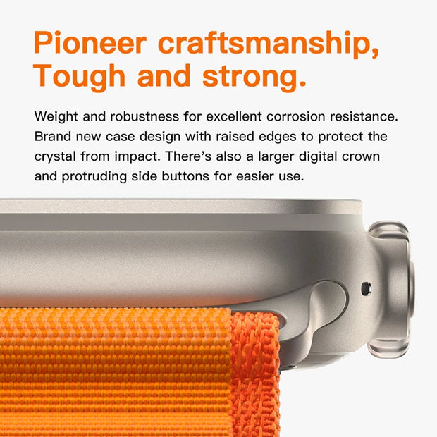 Montre Connectée Ultra – Écran AMOLED, NFC & Boussole